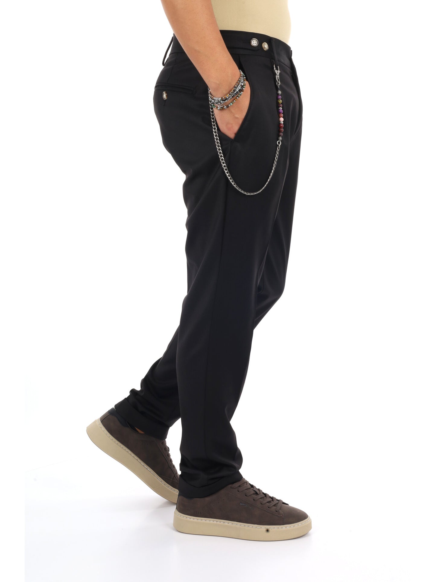 Fb Senator 99, pantalone da uomo nero