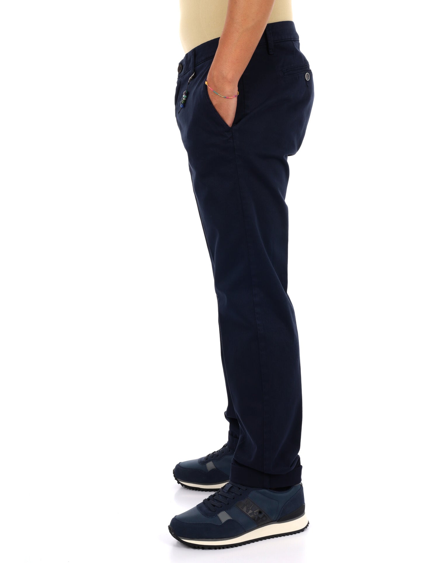 Fb Seven Blu, pantalone da uomo blu