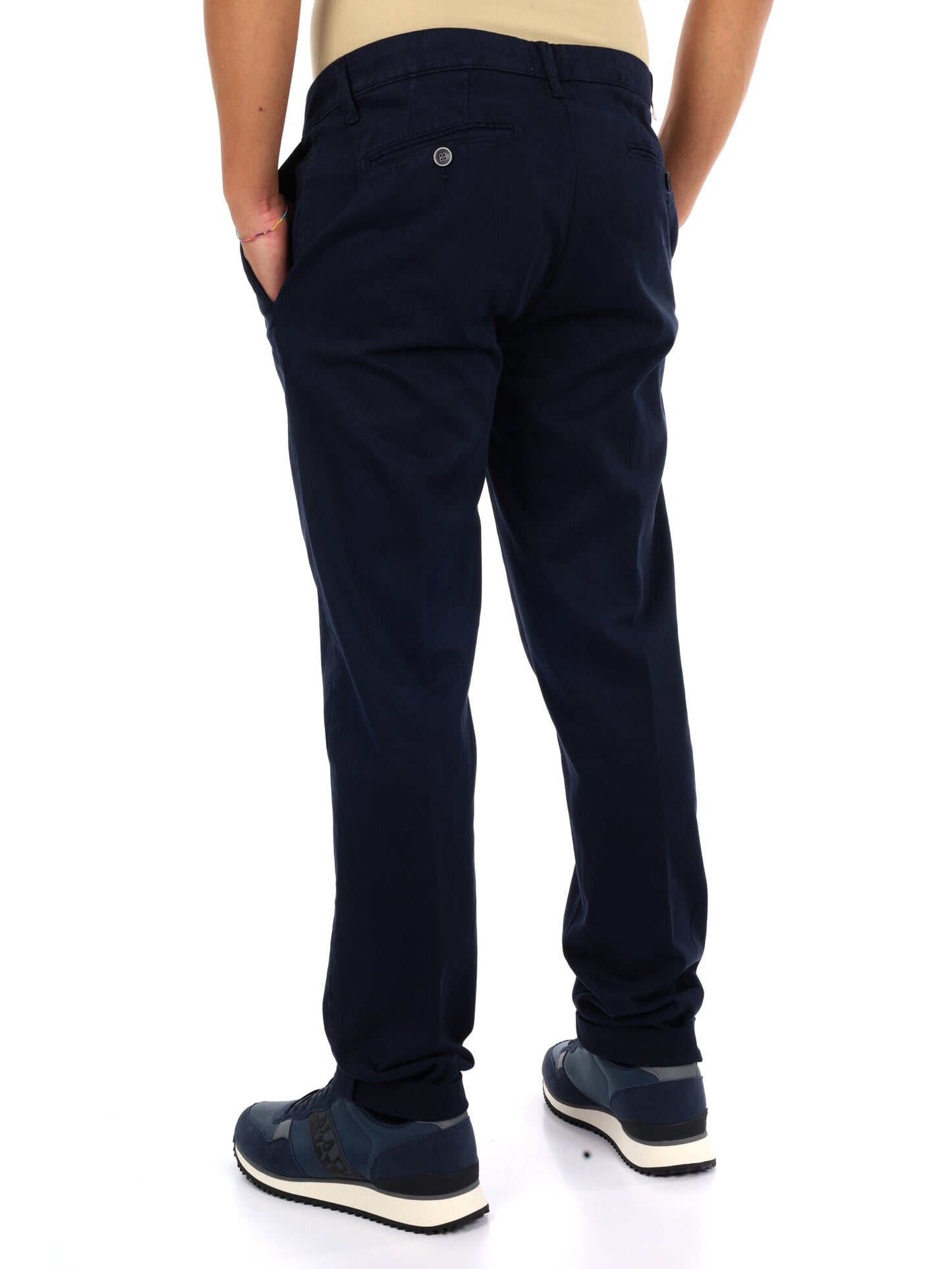 Fb Seven Blu, pantalone da uomo blu