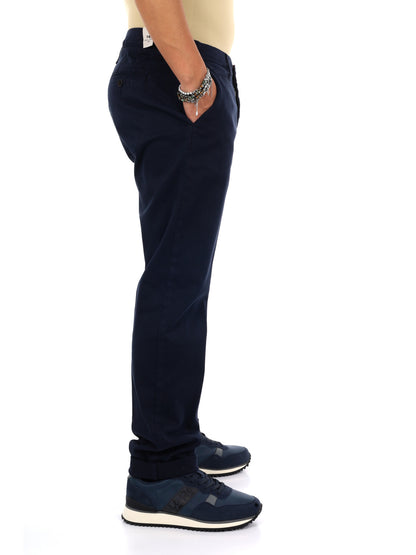 Fb Seven Blu, pantalone da uomo blu
