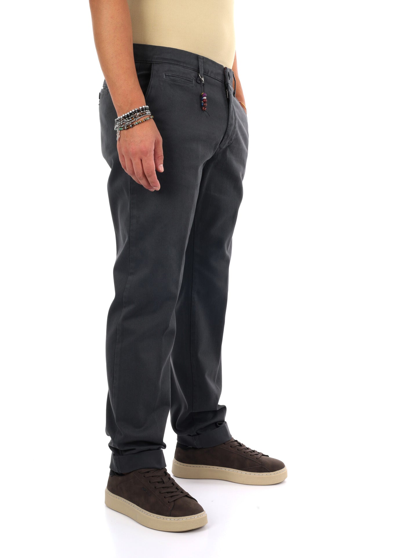 Fb Seven Ferro, pantalone da uomo grigio