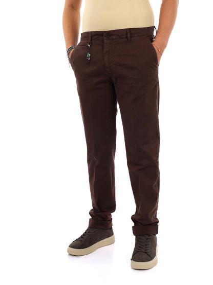 Fb Seven Moro, pantalone da uomo marrone