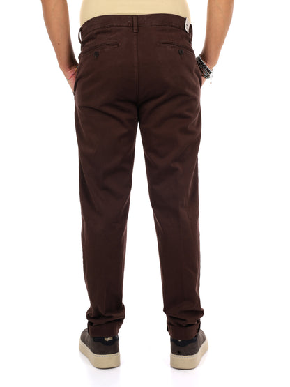 Fb Seven Moro, pantalone da uomo marrone