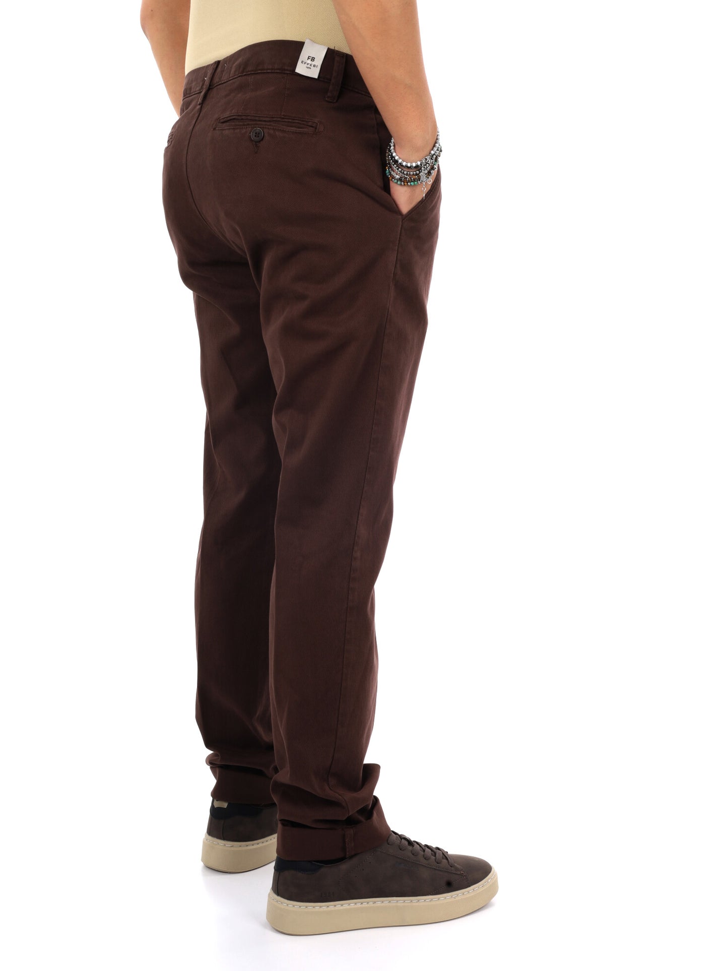 Fb Seven Moro, pantalone da uomo marrone