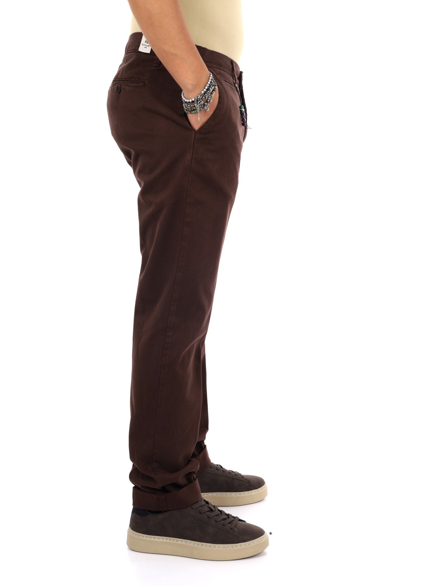 Fb Seven Moro, pantalone da uomo marrone