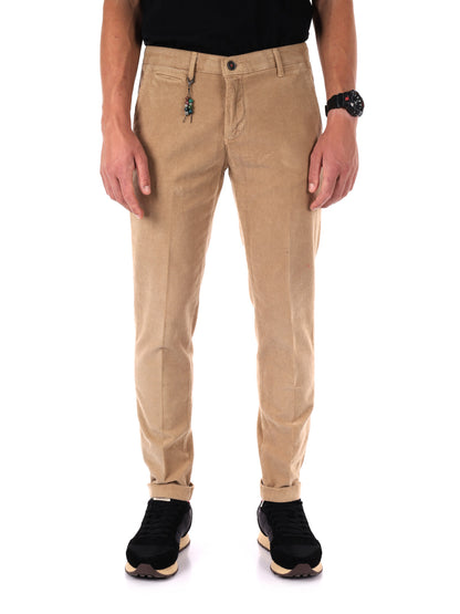 PANTALONE SILVER VELLUTO FB DA UOMO BISCOTTO