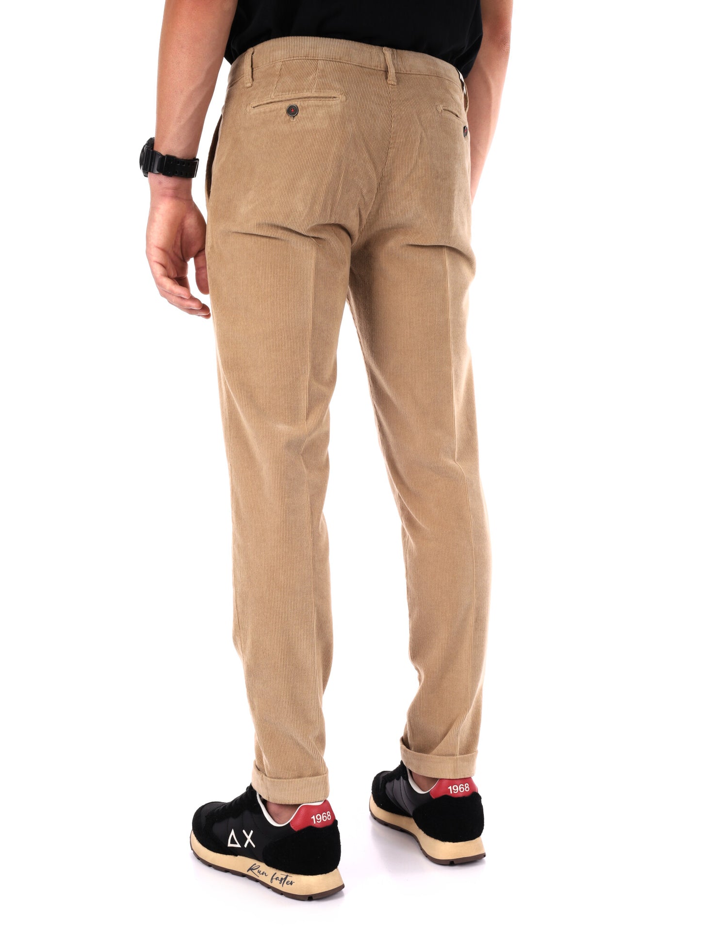 PANTALONE SILVER VELLUTO FB DA UOMO BISCOTTO