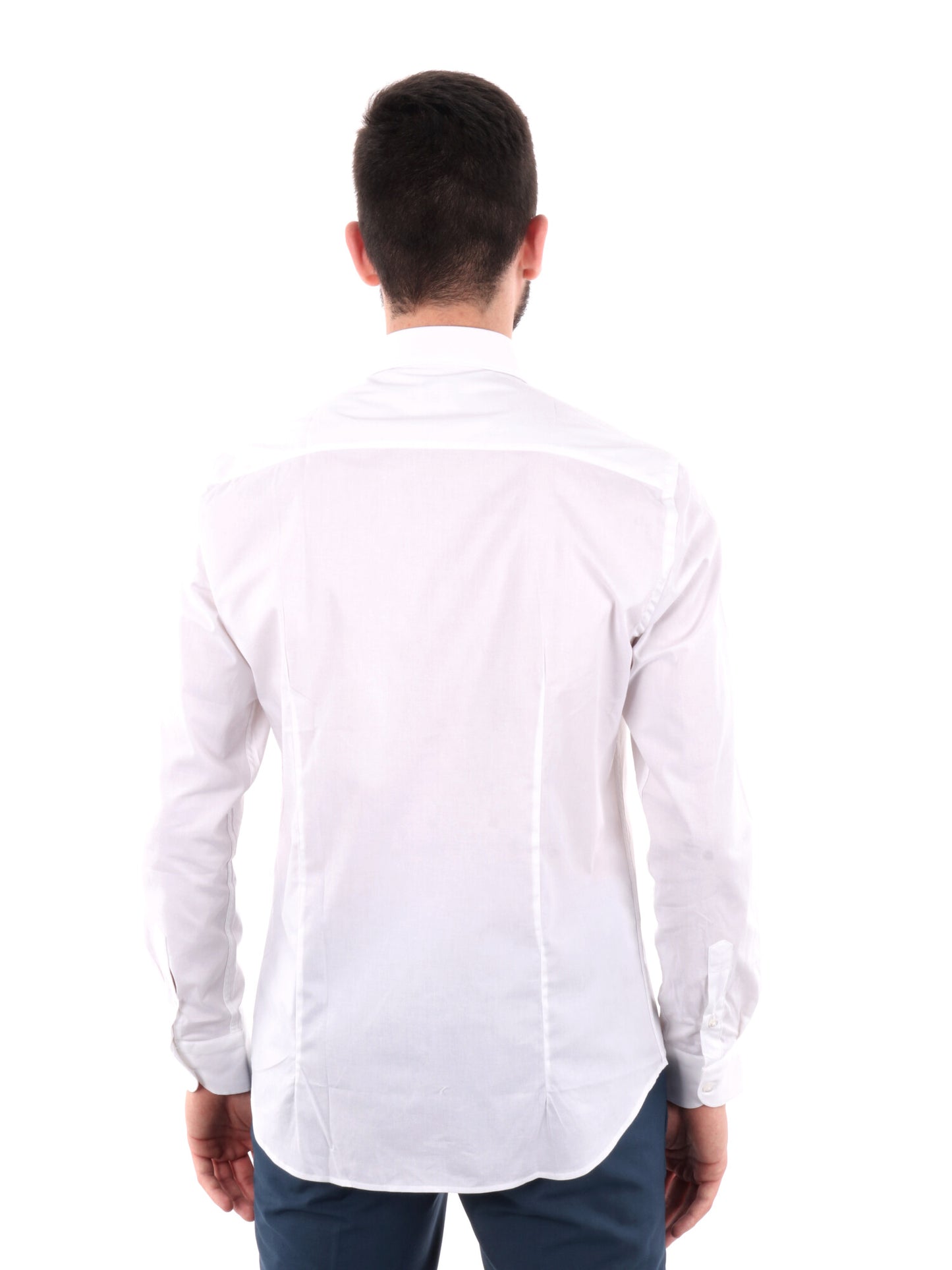 Camicia slim stretch FB da uomo bianca elegante e confortevole