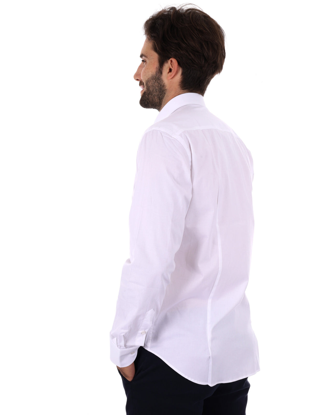 Fb camicia da uomo bianco