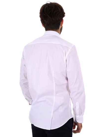 Fb camicia da uomo bianco