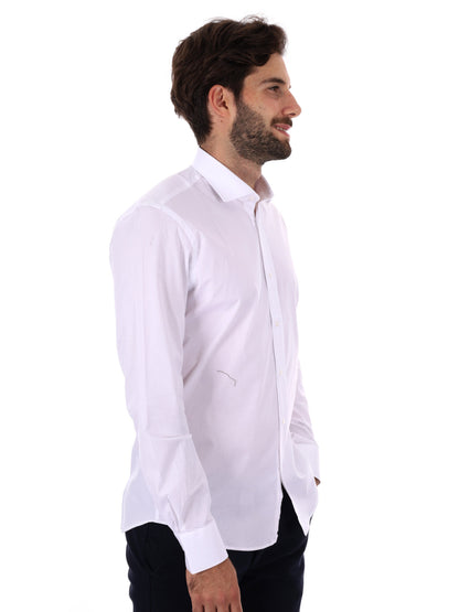 Fb camicia da uomo bianco