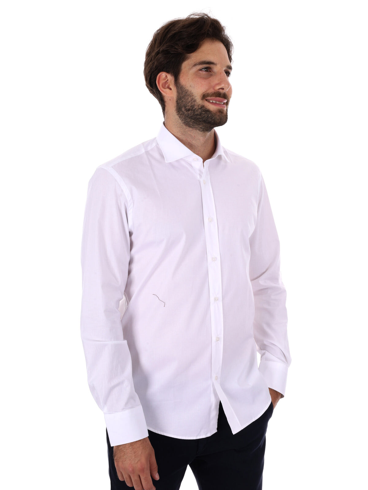 Fb camicia da uomo bianco