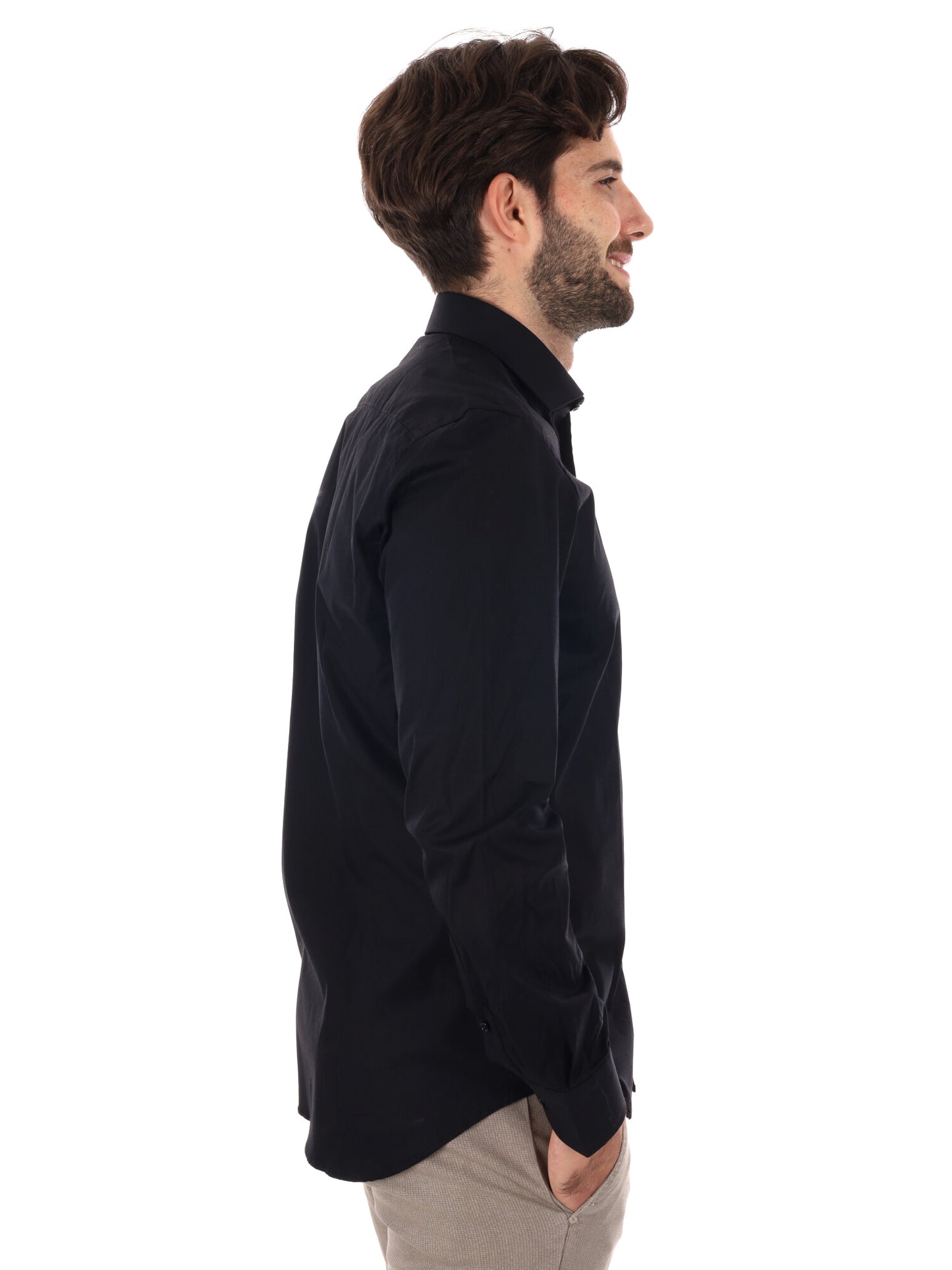 CAMICIA SOFT FB DA UOMO NERO