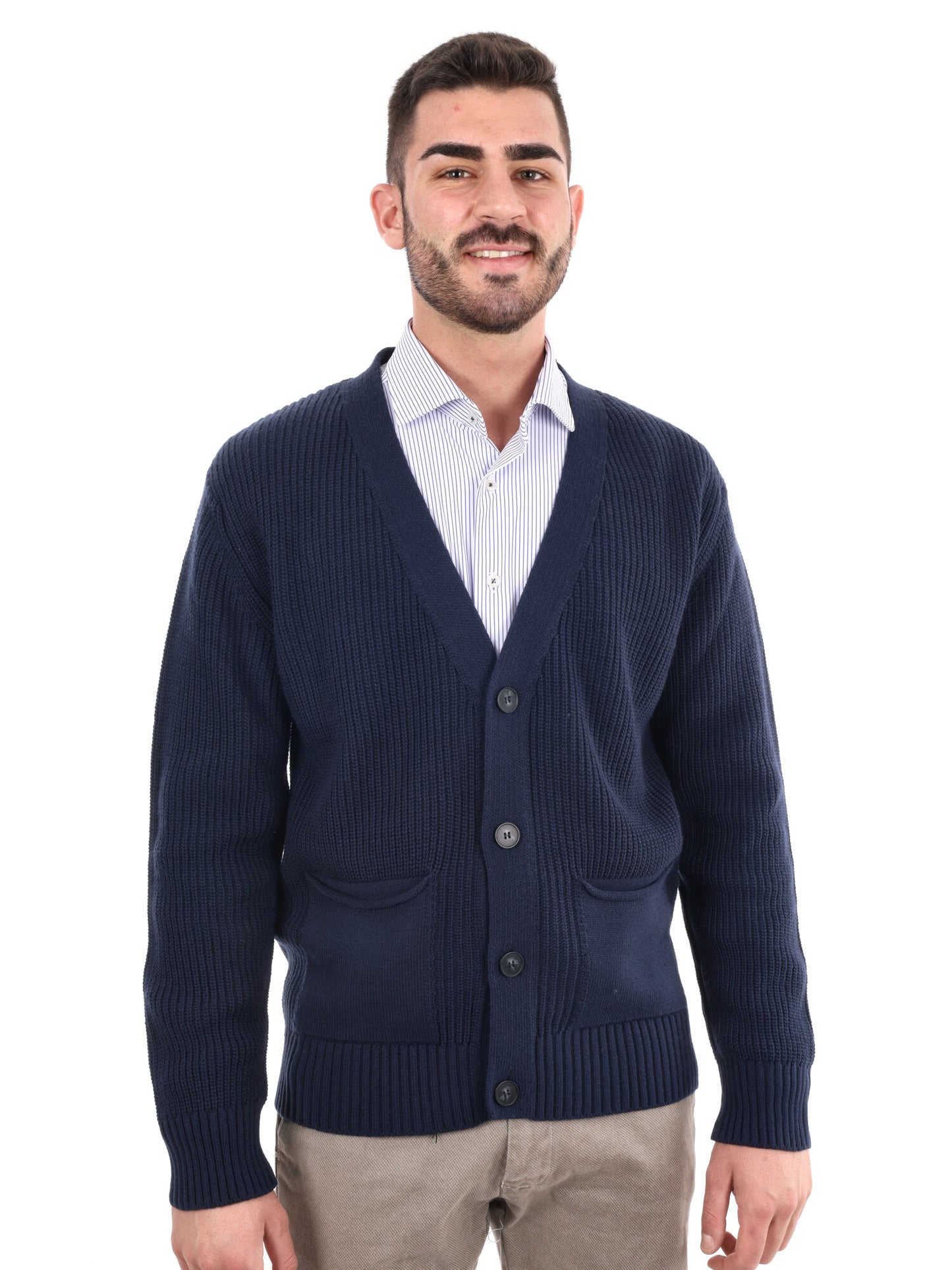 CARDIGAN SONY FB DA UOMO BLU