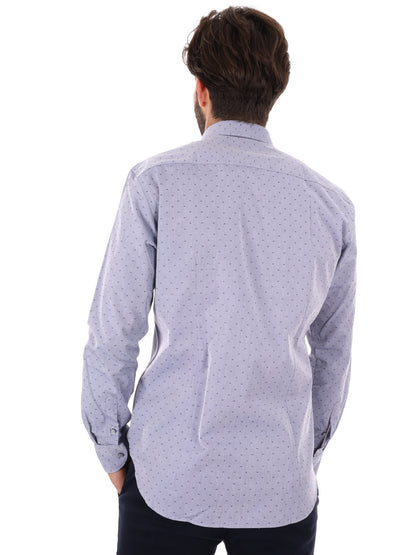 CAMICIA SORRISO FB DA UOMO AZZURRO