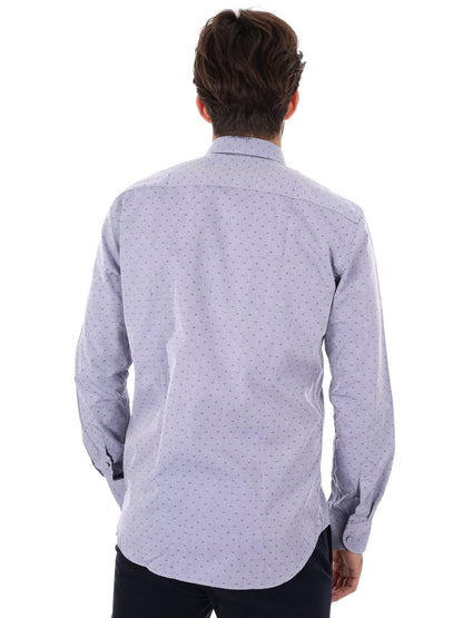 CAMICIA SORRISO FB DA UOMO AZZURRO