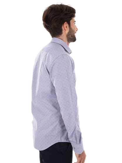 CAMICIA SORRISO FB DA UOMO AZZURRO