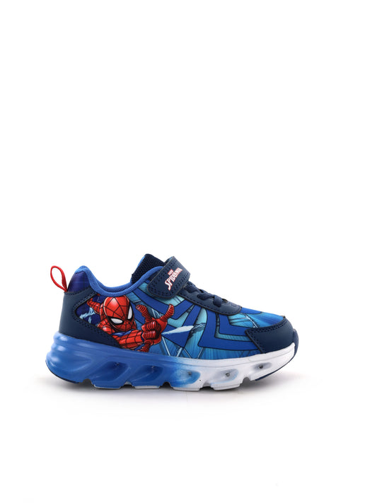 Slip on Leomil Spiderman con luci per bambino blu