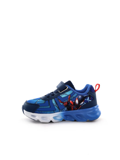 Slip on Leomil Spiderman con luci per bambino blu
