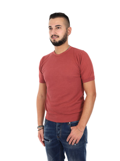 T-shirt marrone FB Splendid K087 da uomo casual in cotone