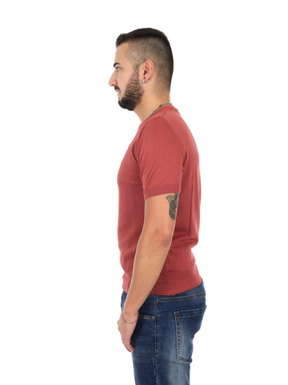 T-shirt marrone FB Splendid K087 da uomo casual in cotone