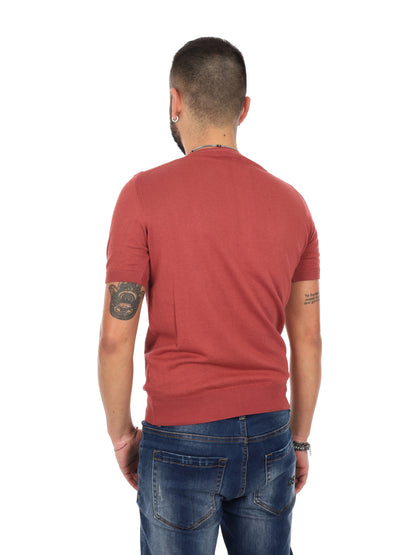 T-shirt marrone FB Splendid K087 da uomo casual in cotone
