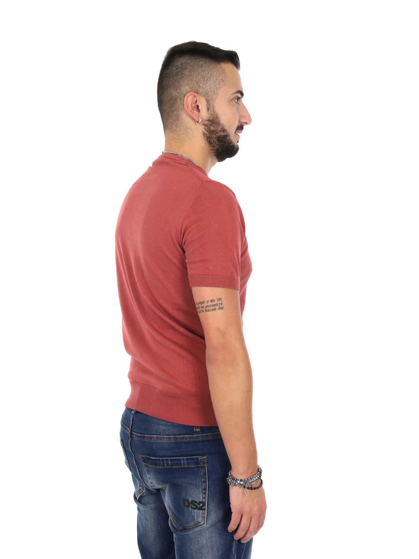 T-shirt marrone FB Splendid K087 da uomo casual in cotone