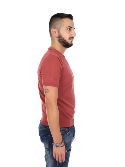 T-shirt marrone FB Splendid K087 da uomo casual in cotone