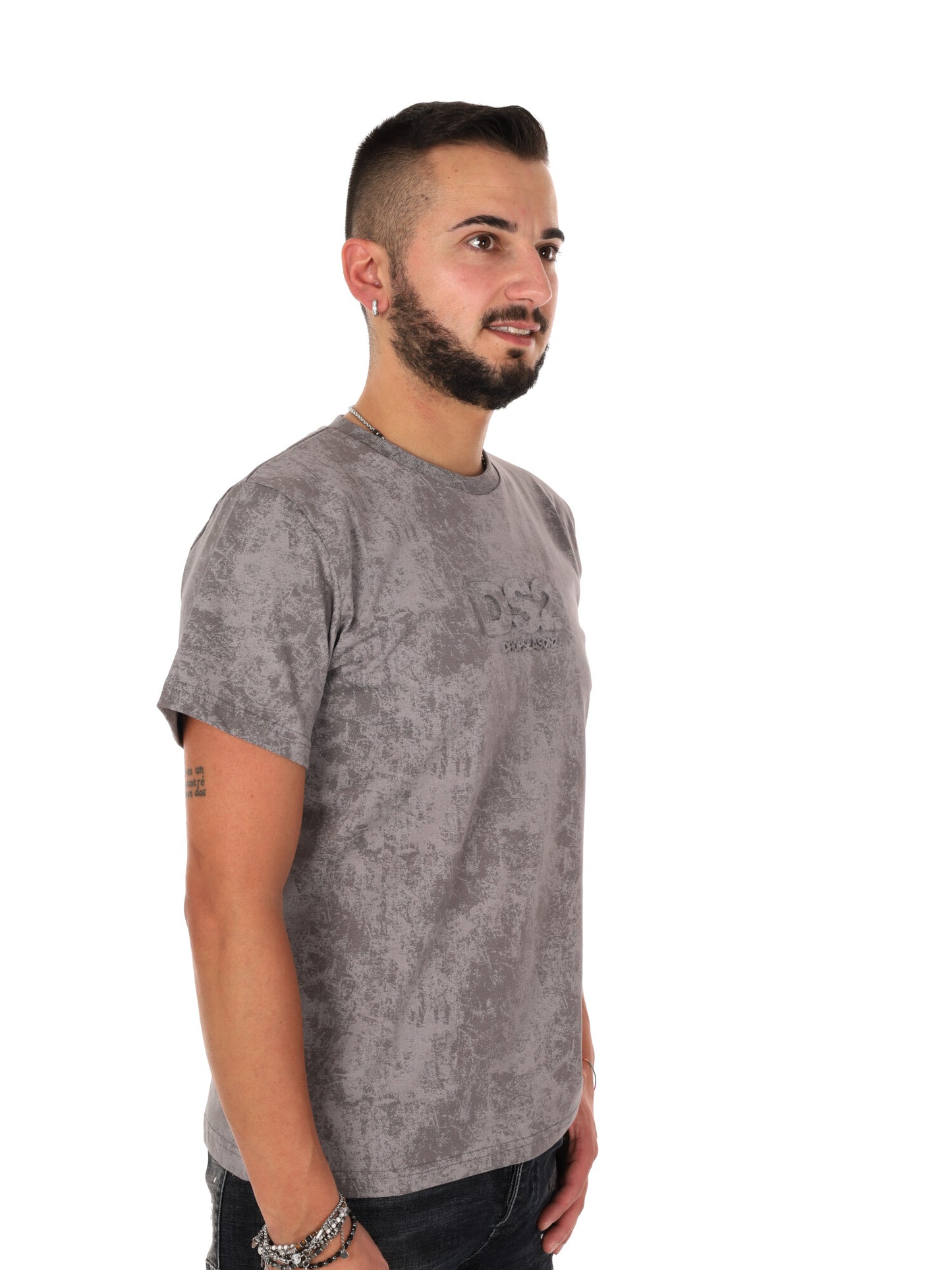 T-shirt DS2 Stone da uomo in grigio per la primavera estate