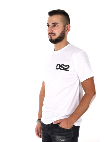 T-shirt maniche corte Ds2 Drop Season 2 da uomo bianca