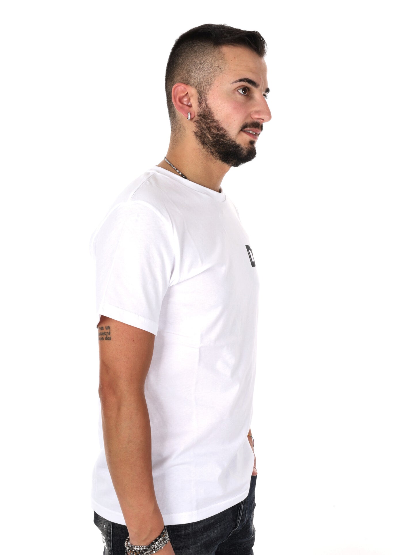 T-shirt maniche corte Ds2 Drop Season 2 da uomo bianca