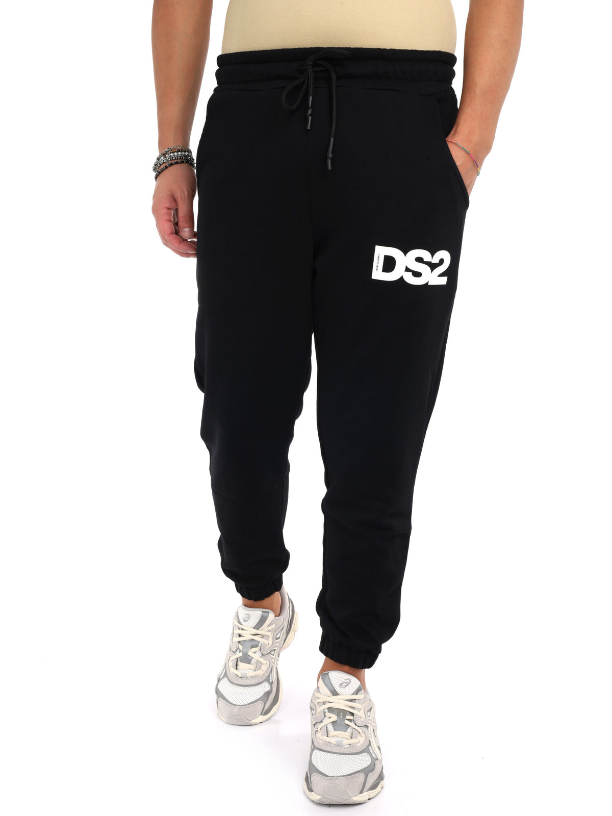 DS2 pantalone da uomo nero