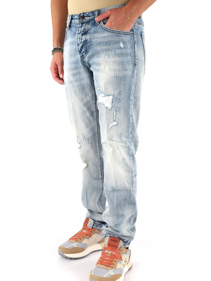 Jeans uomo DS2 in denim per la primavera-estate