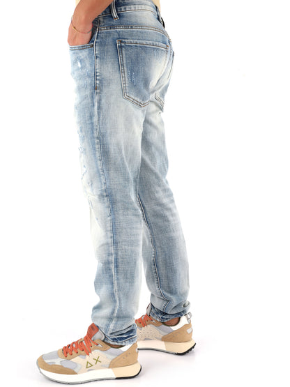 Jeans uomo DS2 in denim per la primavera-estate