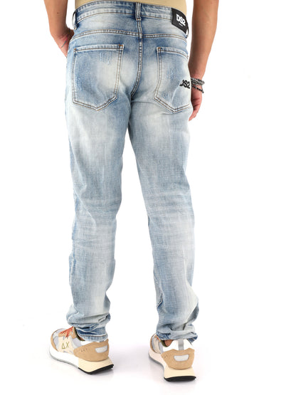 Jeans uomo DS2 in denim per la primavera-estate