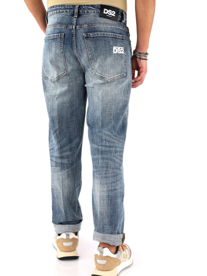 Jeans uomo DS2 in denim versatile e confortevole
