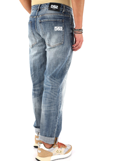 Jeans uomo DS2 in denim versatile e confortevole