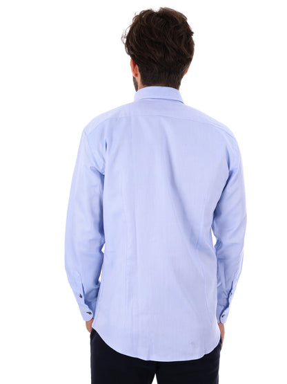 Fb camicia bd da uomo azzurro