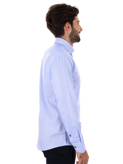 Fb camicia bd da uomo azzurro