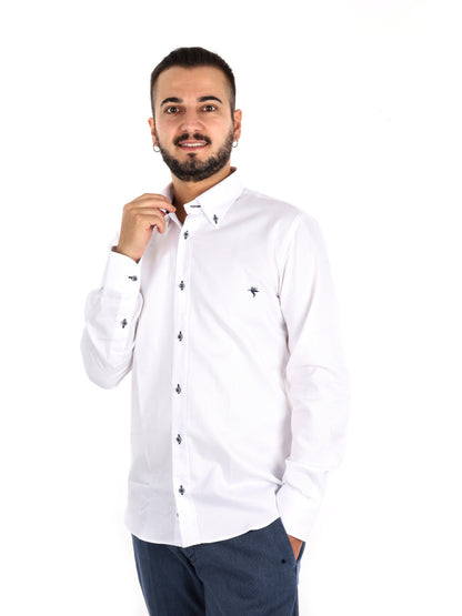 Fb Sublime, camicia da uomo bianca