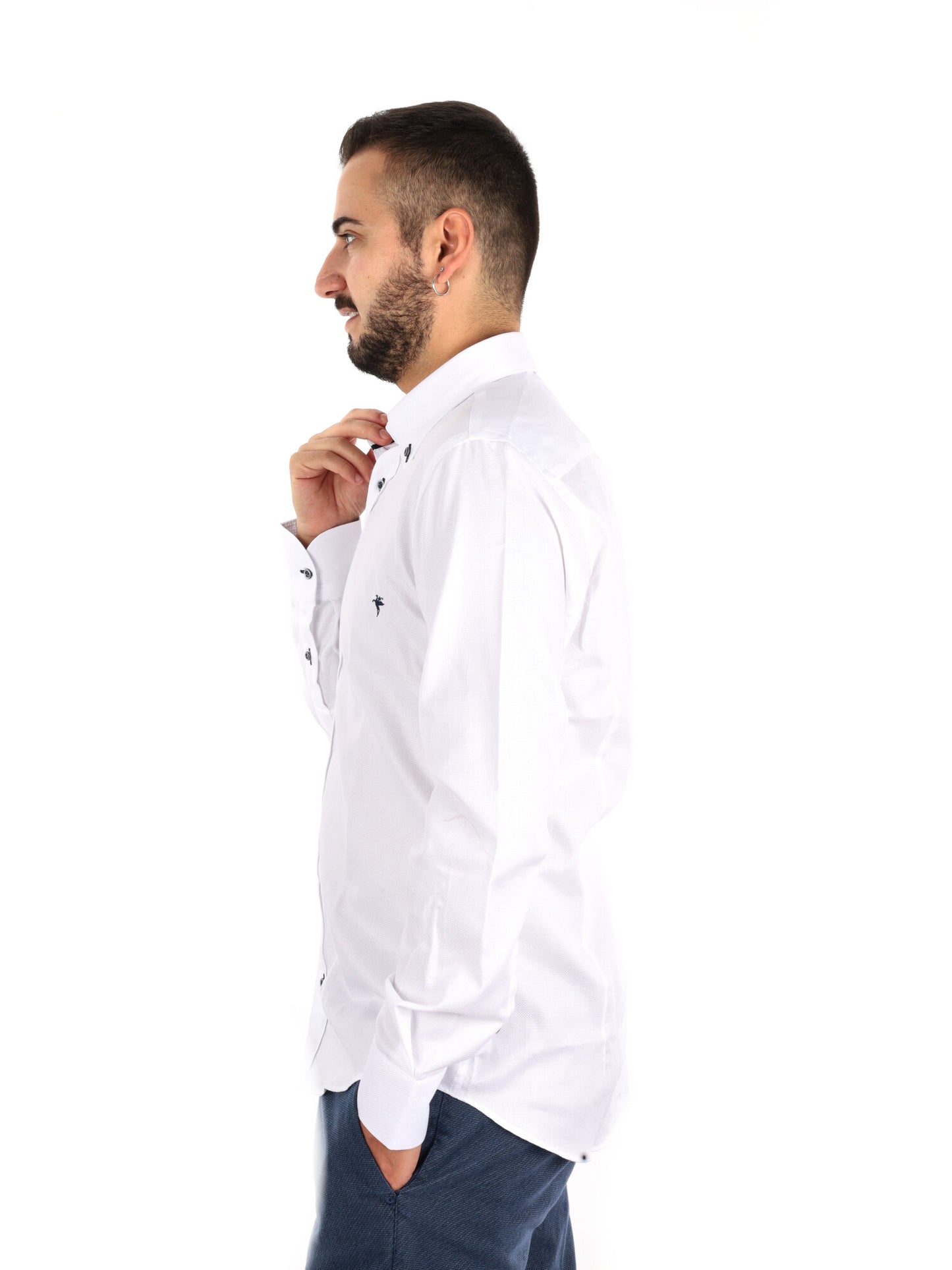 Fb Sublime, camicia da uomo bianca