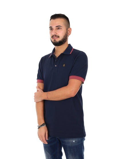 Polo Ray da uomo in blu di Refrigiwear primavera-estate