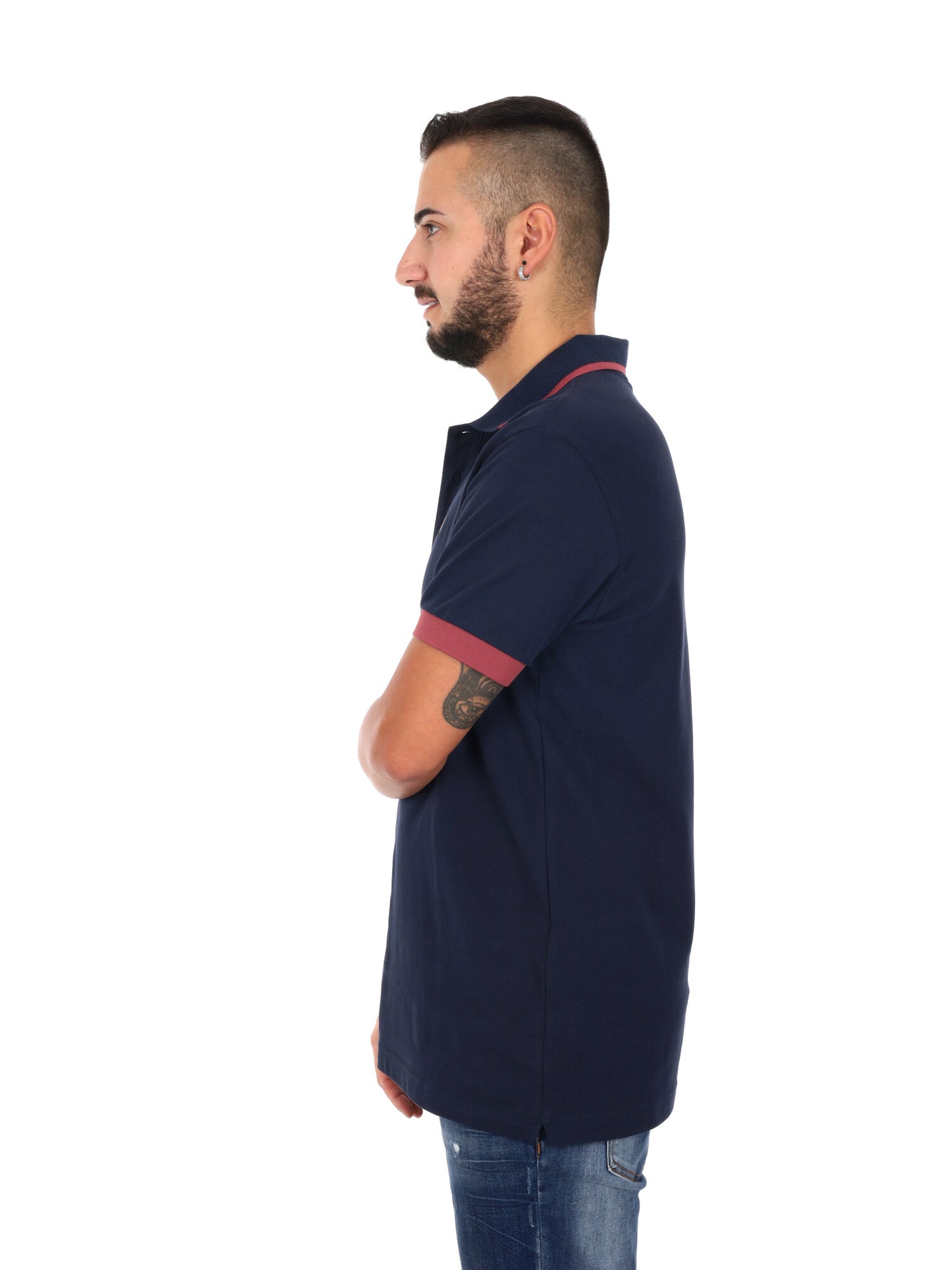 Polo Ray da uomo in blu di Refrigiwear primavera-estate