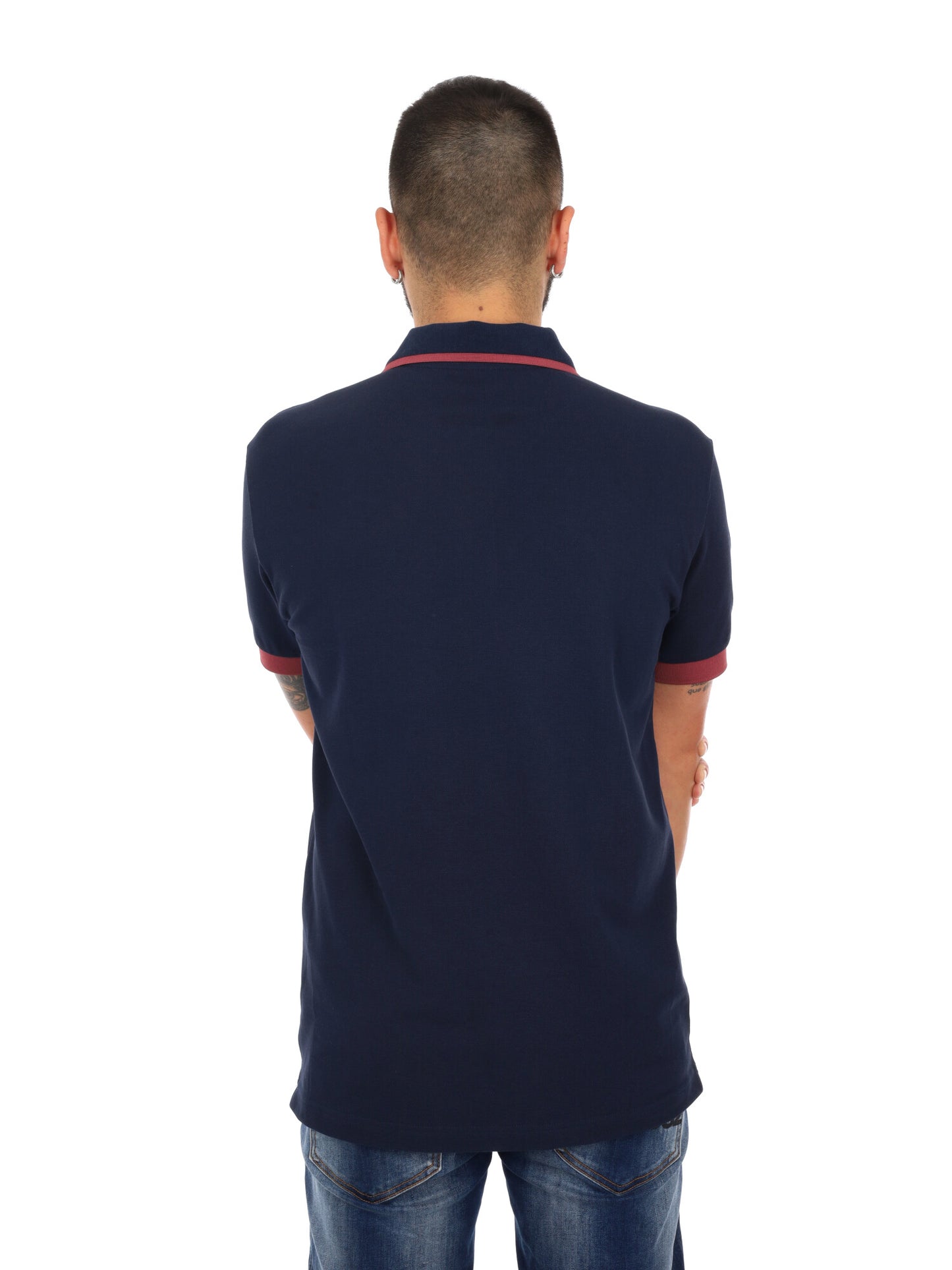 Polo Ray da uomo in blu di Refrigiwear primavera-estate