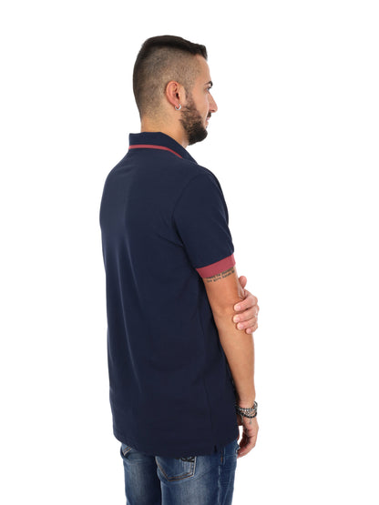Polo Ray da uomo in blu di Refrigiwear primavera-estate