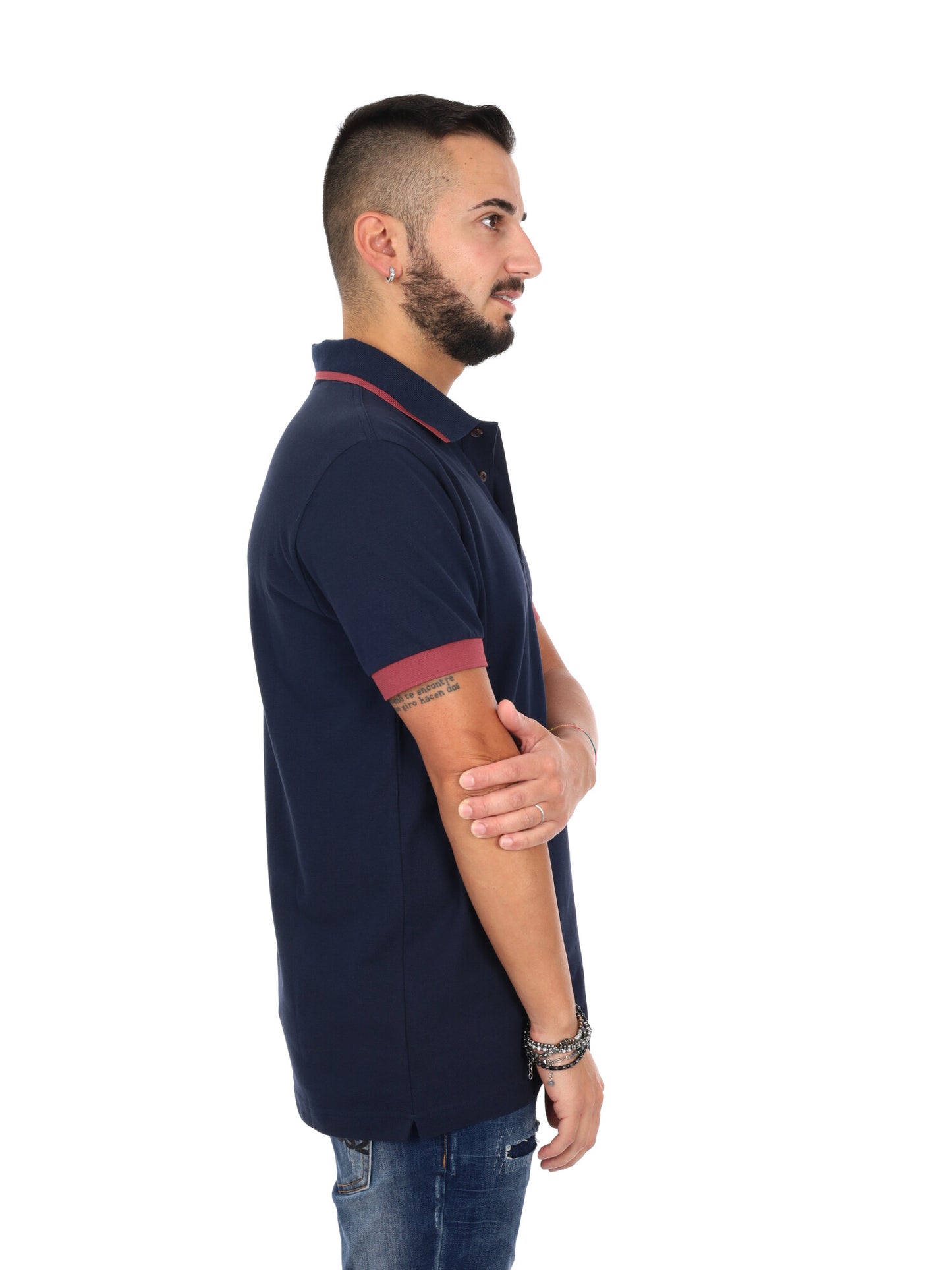 Polo Ray da uomo in blu di Refrigiwear primavera-estate
