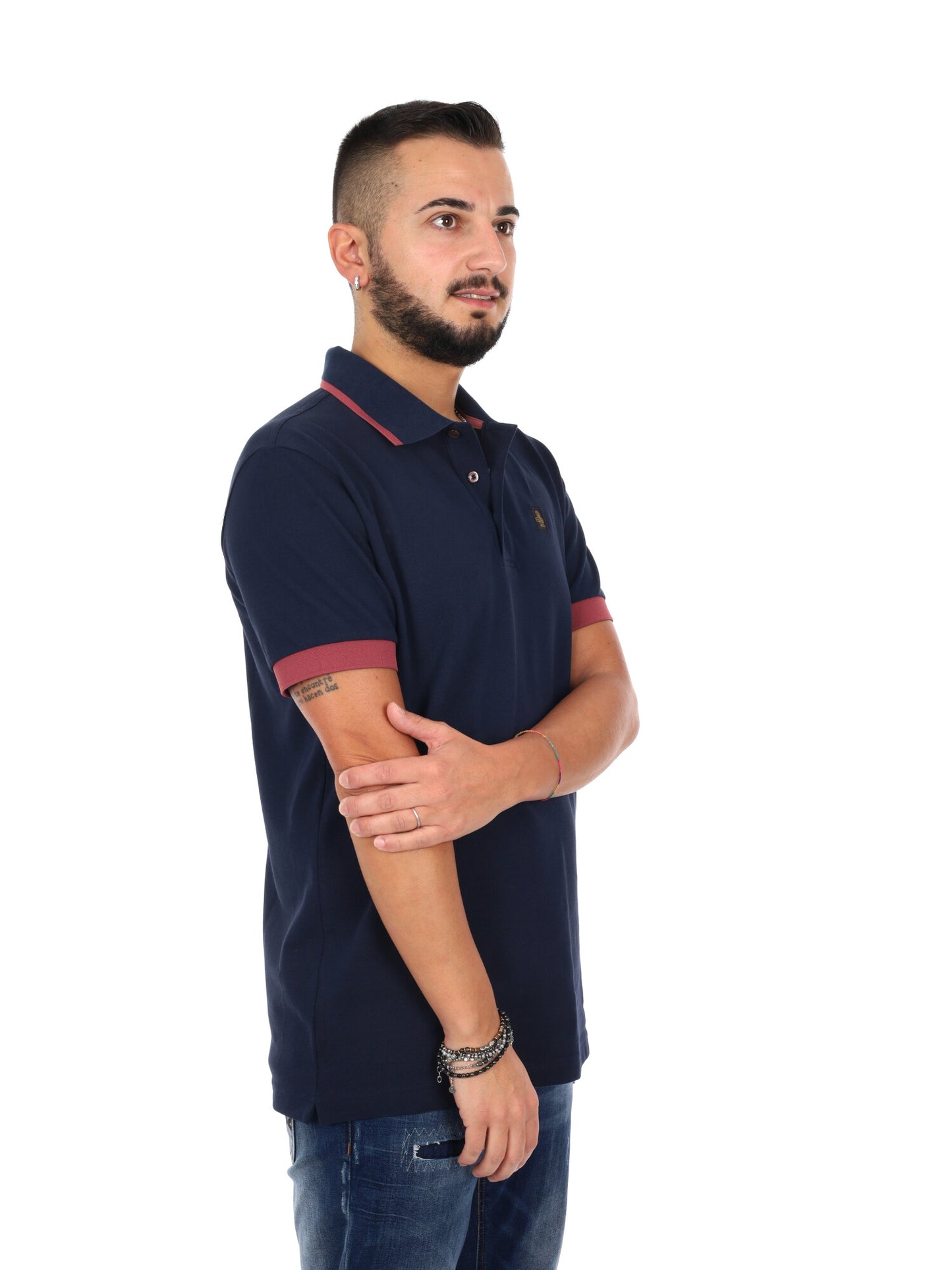 Polo Ray da uomo in blu di Refrigiwear primavera-estate