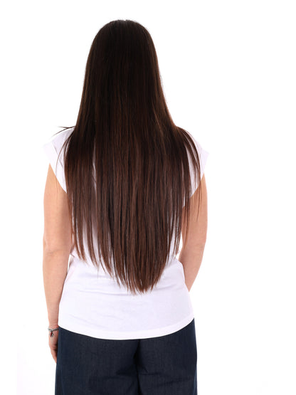 T-shirt maniche corte Yes-Zee da donna bianca