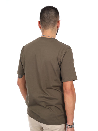 T-shirt Pierce da uomo verde in cotone Refrigiwear