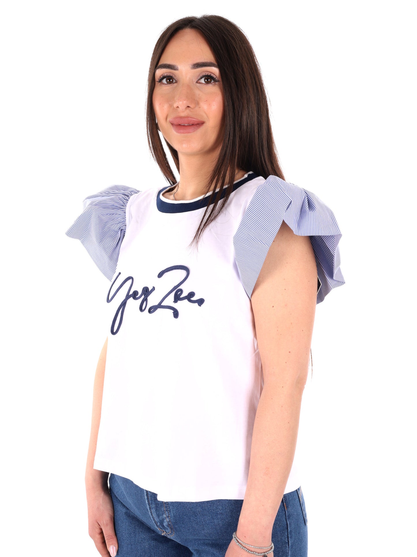 Yes-Zee T-shirt multicolore donna primavera estate